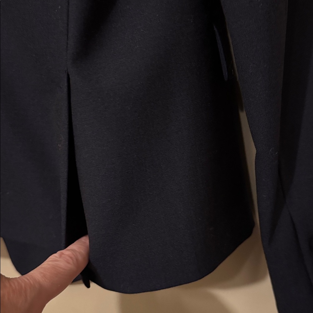 NWT- Banana Republic Refined wool blazer, navy blue, size 16 - Picture 9 of 12